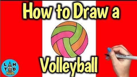 How to Draw a Volleyball