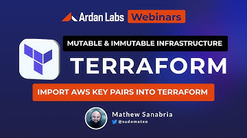 Import AWS key pairs into Terraform