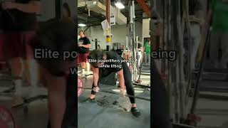 Elite powerlifters peeing while lifting: