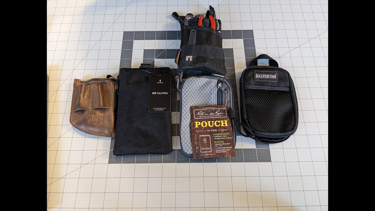 Best EDC Pocket Organizer? Maxpedition Micro, Viperade VE1, Rite in the