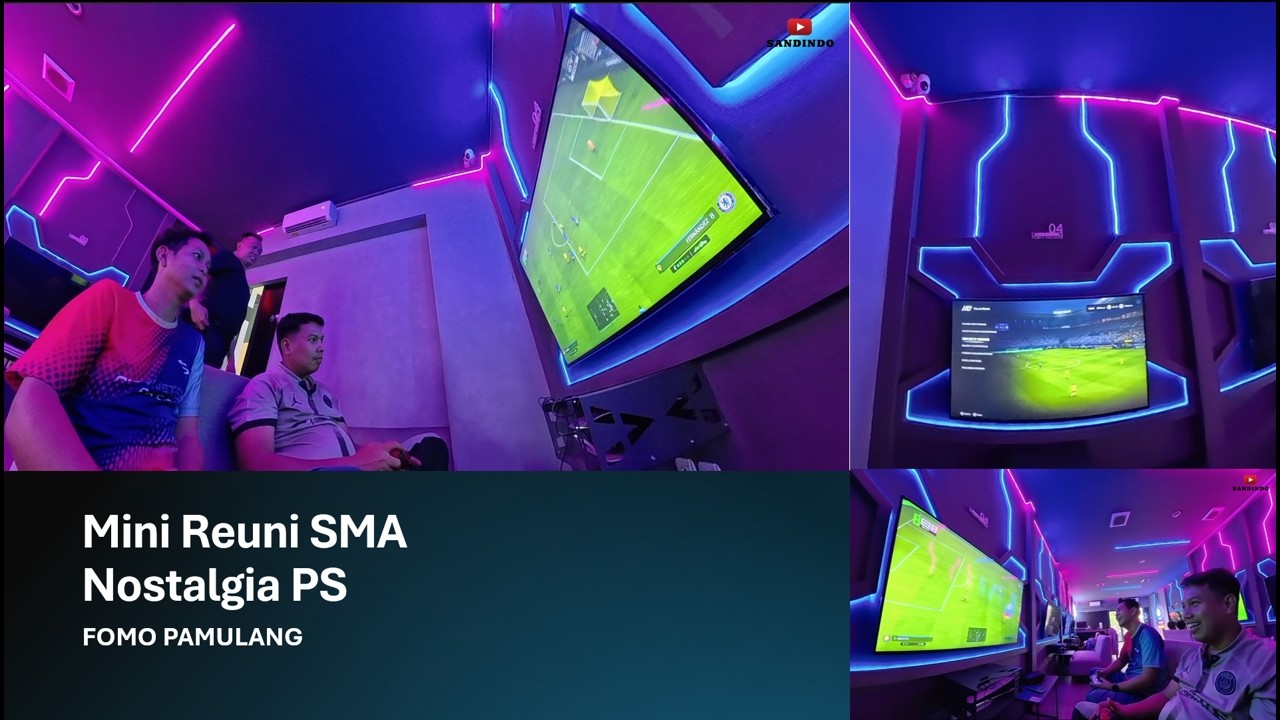 Reuni SMA Main PS di FOMO Pamulang 🎮 Auto Balik ke Masa Sekolah! David vs Luthfan