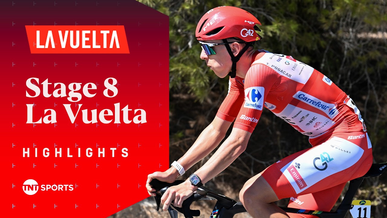 PURE CHAOS! 💥 | Men's La Vuelta Stage 8 Race Highlights | TNT Sports Cycling