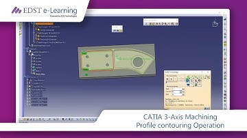 3-Axis Milling Machining in CATIA V5 | Part-4 | Profile Contouring Operation