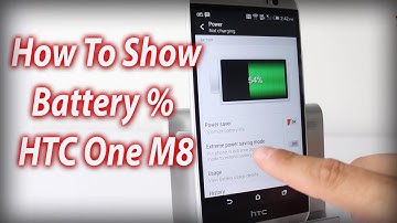 How To Enable Battery Percentage HTC One M8 - Tips