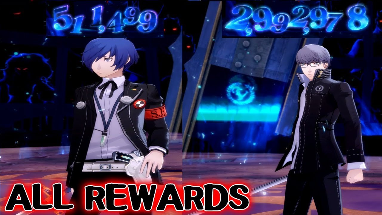 Persona 5 The Royal - Makoto Yuki & Yu Narukami ALL Rewards Scores