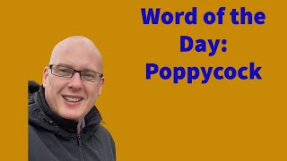 Word of the day:  Poppycock