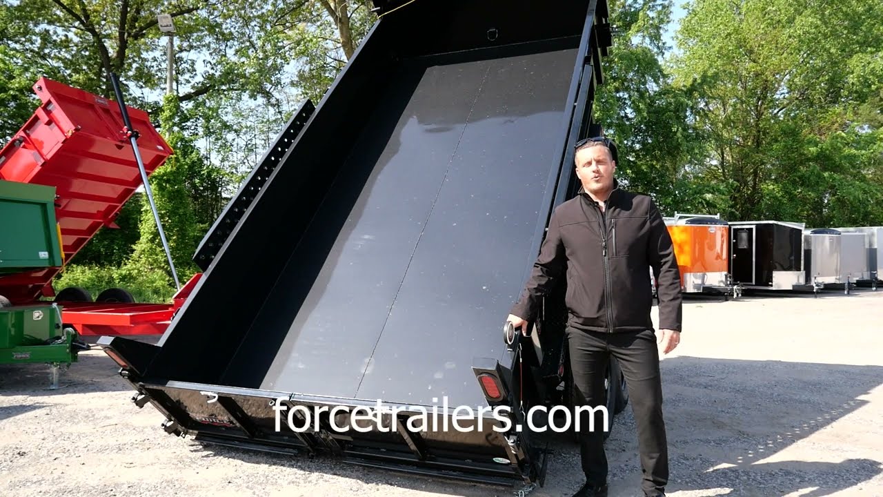 14' Scissor Lift Force Dump Trailers with Phillip Orue YouTube