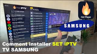 comment installer et activer iptv sur tv Samsung télévision ?