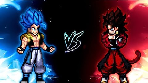 Gogeta V3.5 OP (all form) VS Xeno Vegito SSJ4 V2 OP in Jump Force Mugen