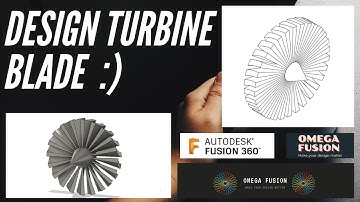 How to Design Turbofan Turbine Blade using Autodesk Fusion 360