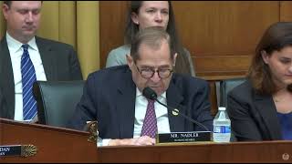 Jerry Nadler delivers his opening statement during FBI Oversight hearing with FBI Director Wray