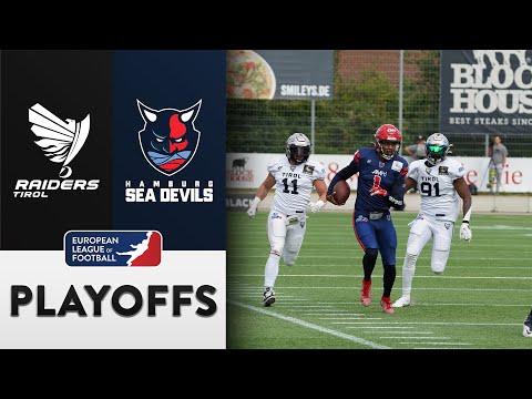 Raiders Tirol @ Hamburg Sea Devils Highlights | PLAYOFFS | Season 2022