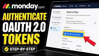 How to authenticate monday.com OAuth 2.0 tokens - Step By Step