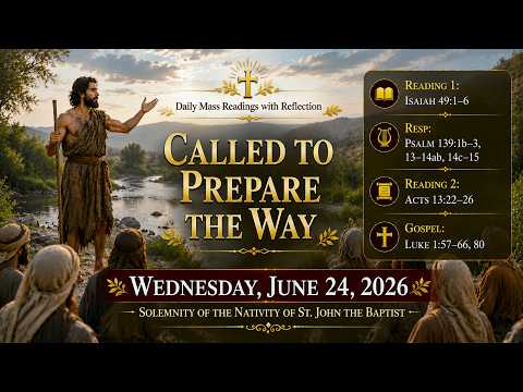 Called to Prepare the Way – Wednesday, June 24, 2026