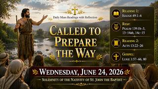 Called to Prepare the Way – Wednesday, June 24, 2026