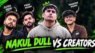 Nakul dhull Vs Elvish yadav 💩🤡Fukra insan Triggered insaan 