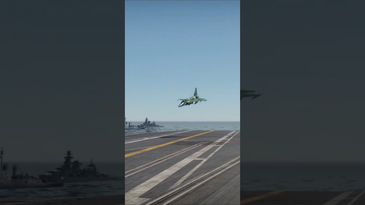 Fighter Jet Faces Landing Failure on Aircraft Carrier!