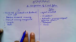 A Comparison of C and Python Programming Languages #python