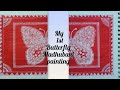 My first Madhubani art🎨|#butterflydrawing #youtubevideo #trending videos #stepbystep #madhubani #art