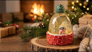 I Turned a Plastic Bottle Into a Snow Globe (Easy Christmas DIY) screenshot 2