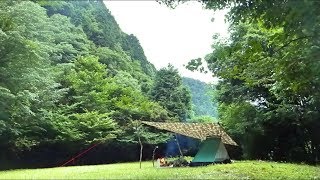 bivy 軽量テント と タープで 【ソロキャンプ 】