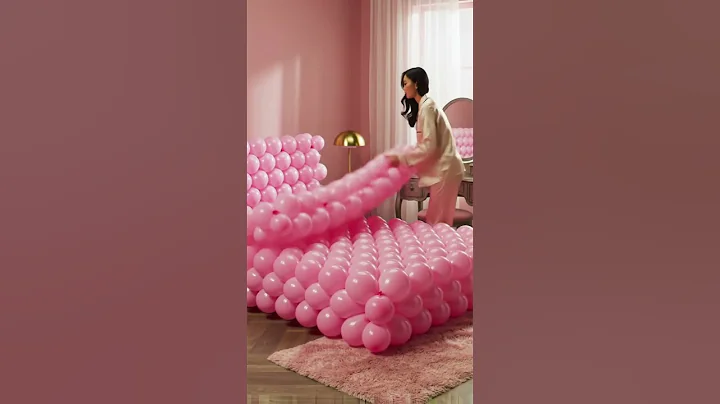 ✨ 🎈💖 Pink Balloon Bed – Dreamy Comfort Meets Whimsical Style 💖🎈🌙💤
