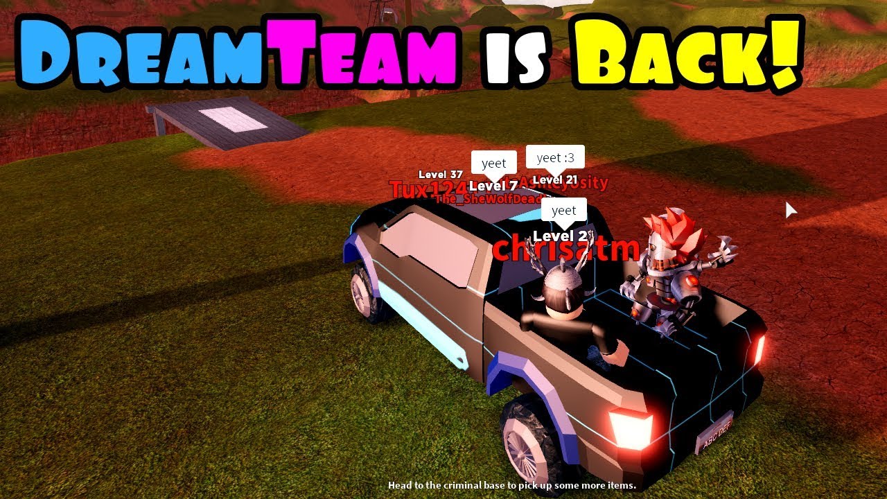 Tron Squad Dream Team Back For More Roblox Jailbreak Youtube - roblox jailbreak tron squad dream team roblox games