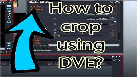 Lightworks Common Problems #10 | How to Crop Using DVE