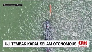 Uji Tembak Kapal Selam Otonomous