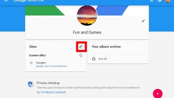 How to Add or change a Google+ Custom URL