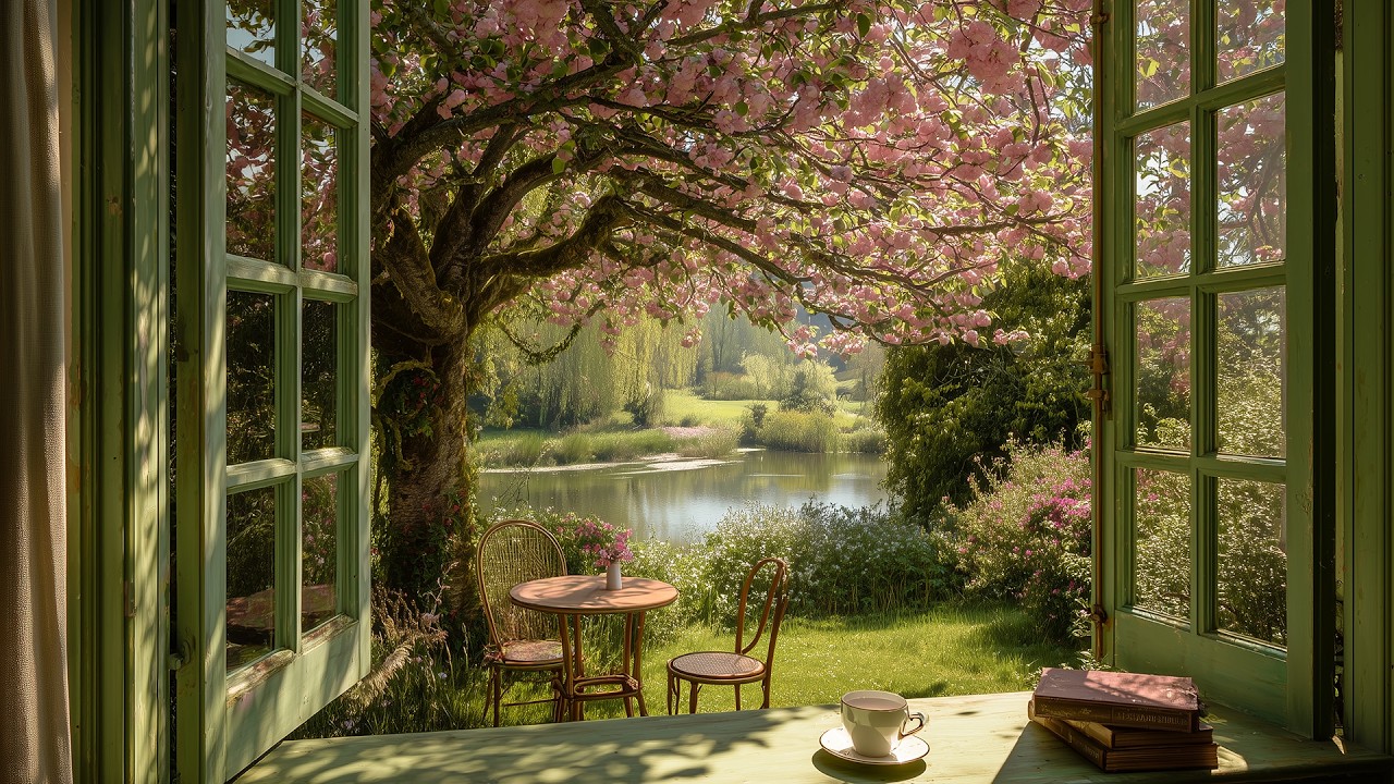 Calm April Spring Morning 🌸 A playlist for quiet moments in the ...