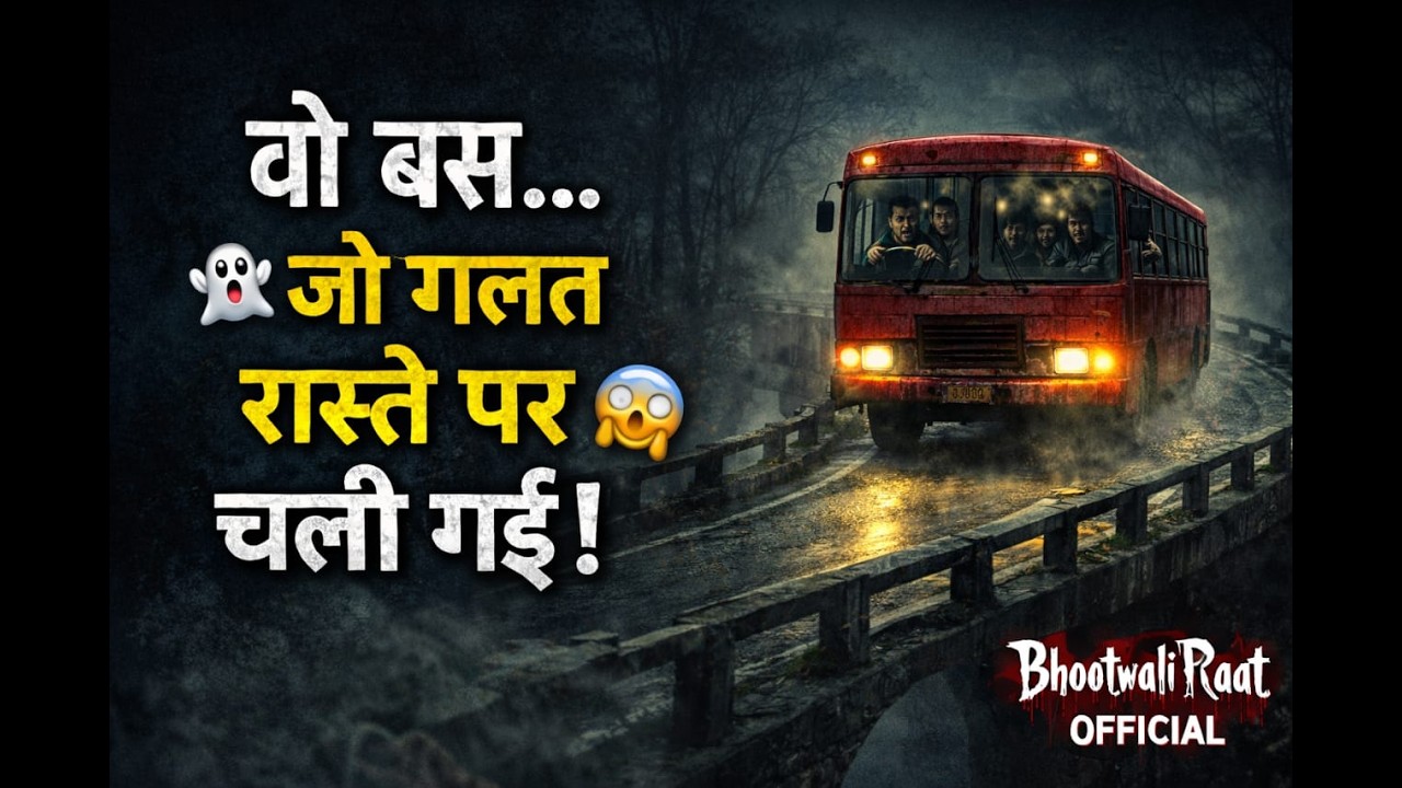 🚍😱 वो बस… जो गलत रास्ते पर चली गई! 👻🌙 | Bhootwali Raat Official 🔥
