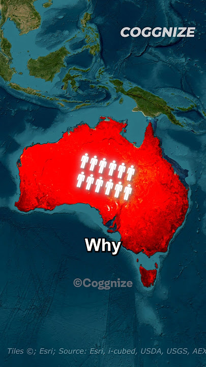 Why NOBODY Lives In The Center Of Australia #shorts