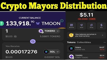 Crypto Mayors app token Distribution and sell process||crypto mayors new update today