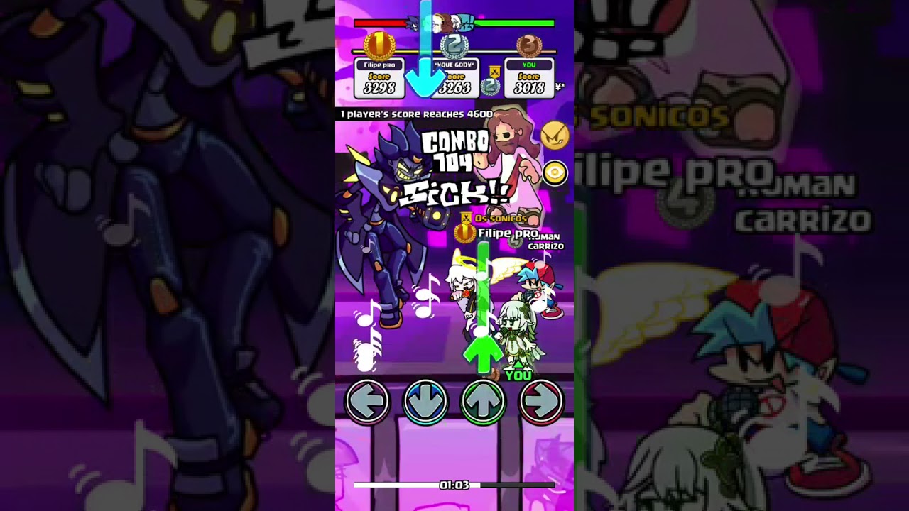 Beat Battle: Robo fever, using 2 fingers (Secundary account)