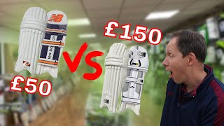£50 VS £150 CRICKET BATTING PADS | WHAT'S THE DIFFERENCE?