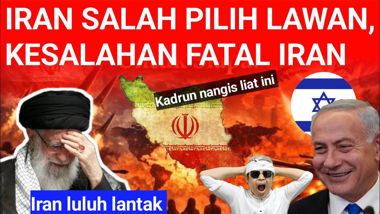 Iran hancur lebur..!! Israel dan Amerika bombardir trus 