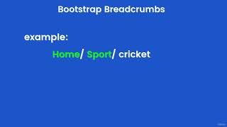 Bootstrap Breadcrumb