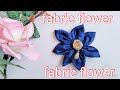 #fabric #flowermaking #subscribe  Diy fabric flower /how to make fabric flower