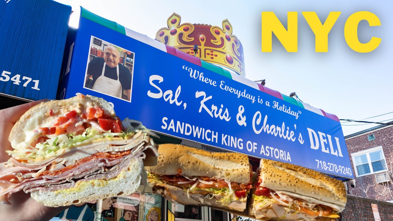 Eating at Sal, Kris, & Charlie's Deli. The Most Epic Grinder Sandwich