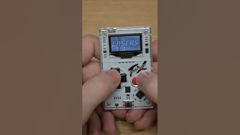 The Arduino gameboy
