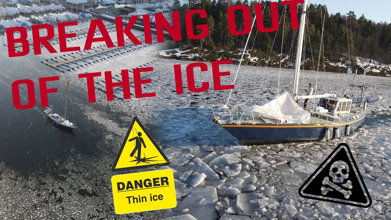 our sailboat is STUCK IN ICE, did we get out??! - YouTube