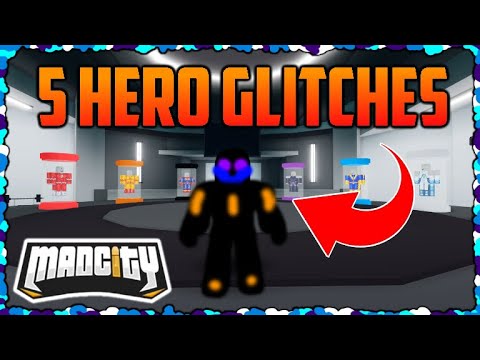 Top 5 Hero Glitches Mad City Roblox Youtube - roblox mad city all glitches season 4