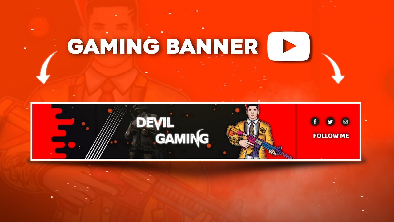 How to Make Professional Gaming Banner On Android