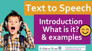 Text to speech - An introduction with examples Update