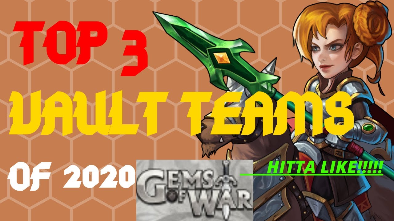 Fastest VAULT EVENT Team | Gems of War Vault Event guide | TOP 3 BEST VAULT TEAMS of 2020
