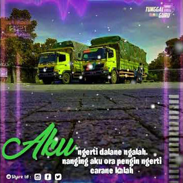 Story WA truck terbaru 'DJ gaun merah' Versi truck Mbois TUNGGAL GURU 💕