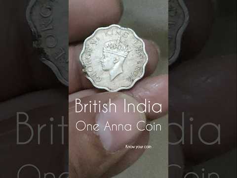 Very Rare British India 1 Anna Coin 1941 King George Vi Rarecoins Anna Coin