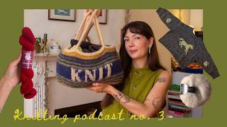 Knitting podcast | free yarn and a newfound love for duplicate stitching