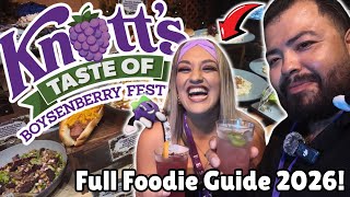 A Berry exclusive first look at Knott’s Boysenberry Festival 2026! All The New Foodie we tried 